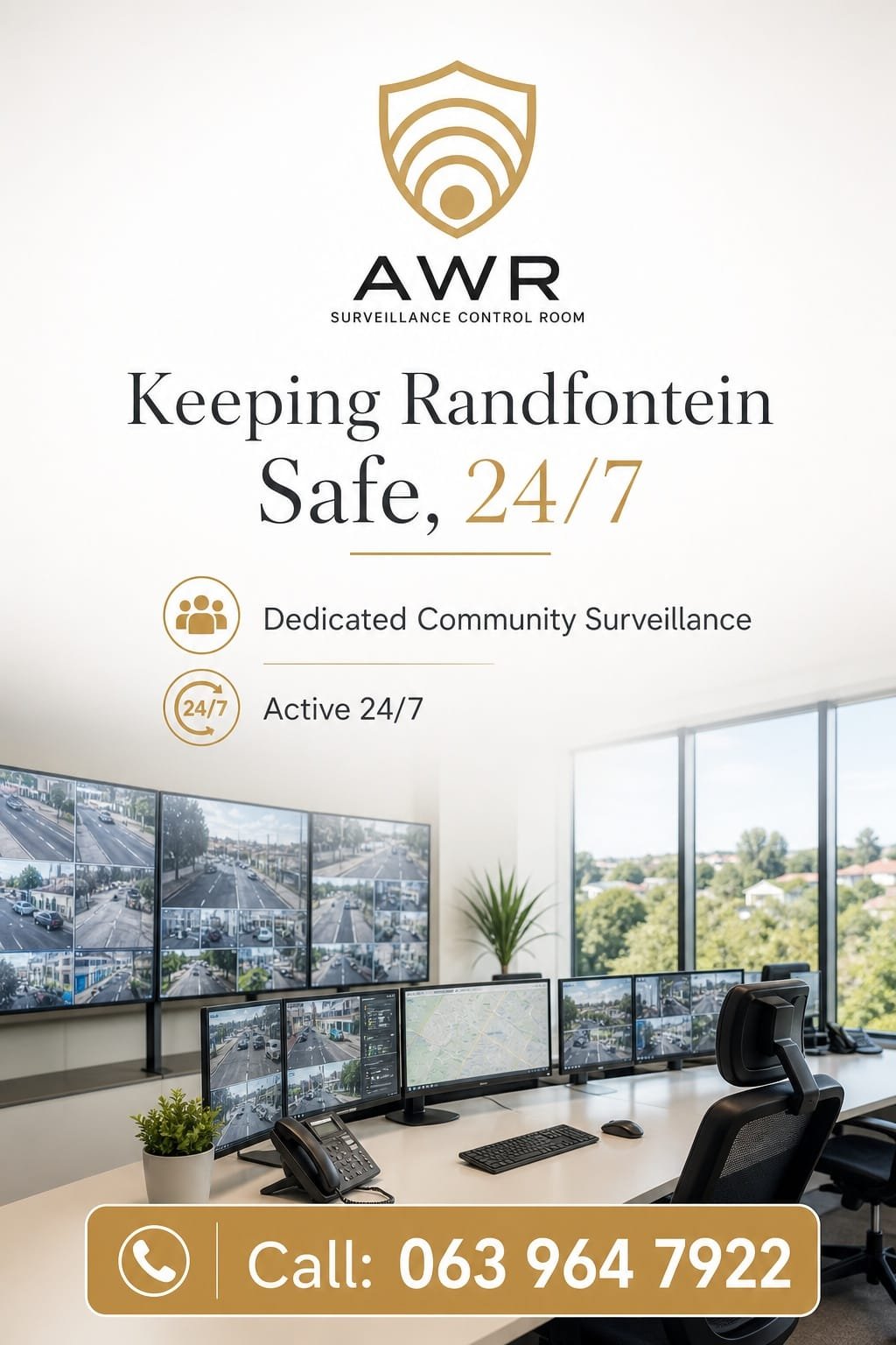 AWR Surveillance Control Room - Keeping Randfontein Safe, 24/7